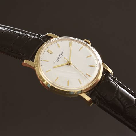 iwc gold watch price|vintage iwc 18k gold watch.